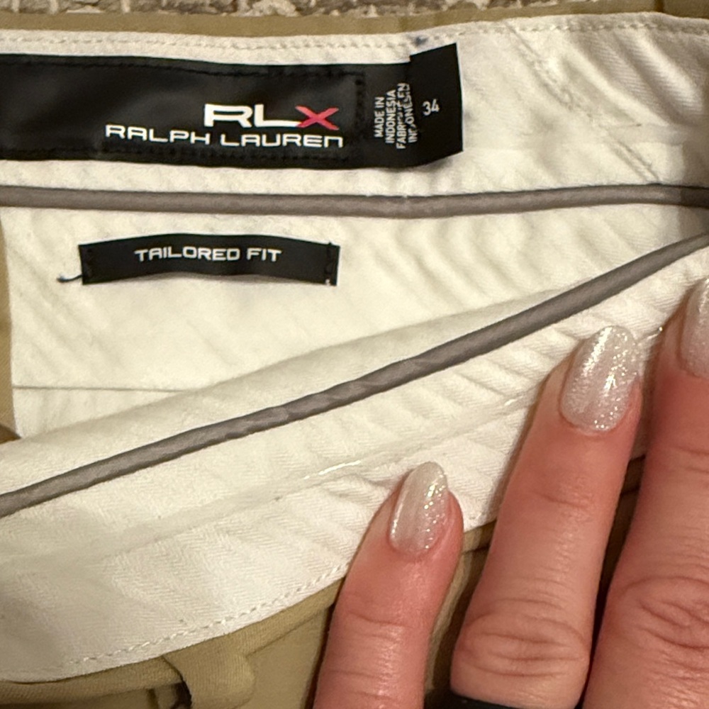 RLX Ralph Lauren Men's Khaki Shorts - Picture 4 of 5